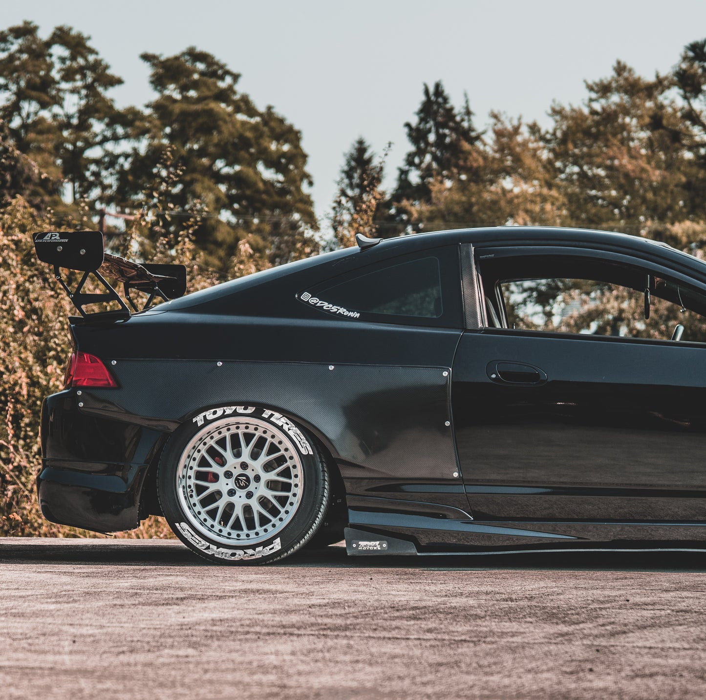 02-06 DC5 V3 Wide Body Kit -Carbon Fiber