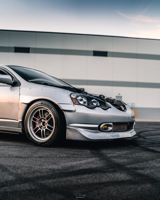 02-06 DC5 V3 Front Overfenders FRP